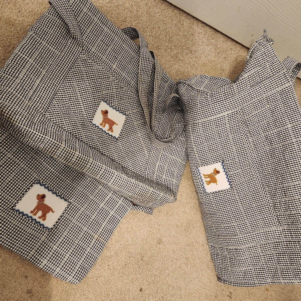 Little English Lab Smocked Duffle Bag Only